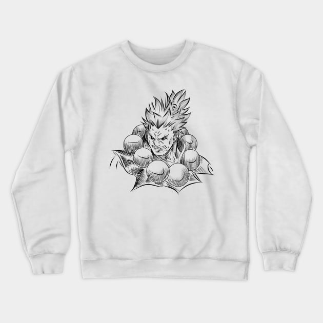 akuma the street fighter Crewneck Sweatshirt by jorge_lebeau